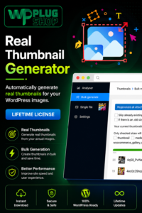 Real Thumbnail Generator — Bulk & Single Image Regeneration Plugin for WordPress