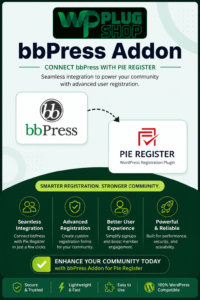 Pie Register bbPress Addon – Seamlessly Sync Custom Registration Fields with bbPress Profiles