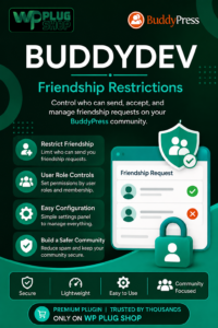 BuddyPress Friendship Restrictions – Stop Connection Spam & Curate Member Relationships