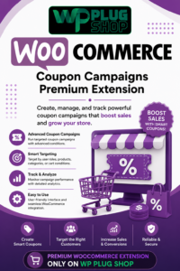 WooCommerce Coupon Campaigns Extension — Premium Analytics & Tracking