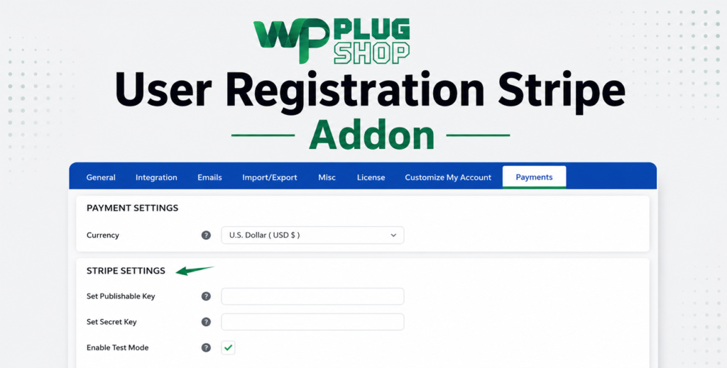 User Registration Stripe Addon | Payment & Subscription Plugin