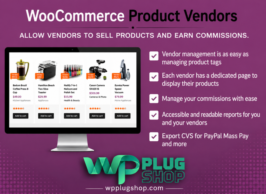 WooCommerce Product Vendors – Multi Vendor Marketplace Plugin