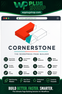 Cornerstone | Premium Front-End Visual Page Builder for WordPress