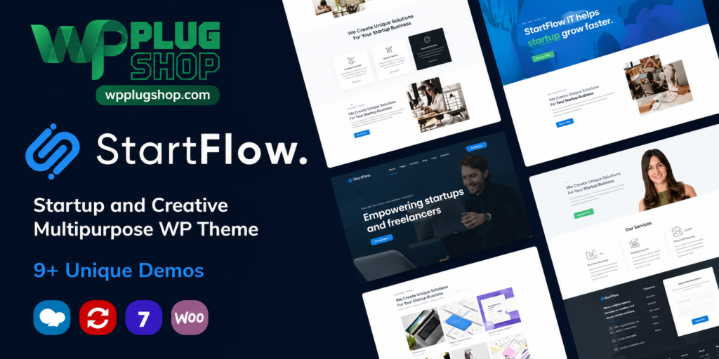 StartFlow Responsive Multipurpose WordPress Theme | Ultimate Agency Framework