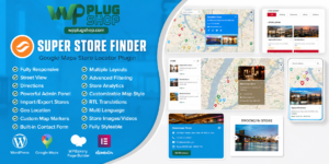 Super Store Finder for WordPress | Premium Google Maps Store Locator