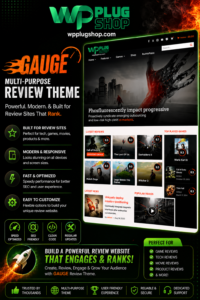 Gauge Theme – Multi-Purpose Review WordPress Theme for Ratings, Reviews & WooCommerce