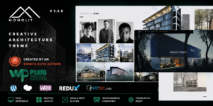 Monolit – Responsive Architecture & Creative Portfolio WordPress Theme