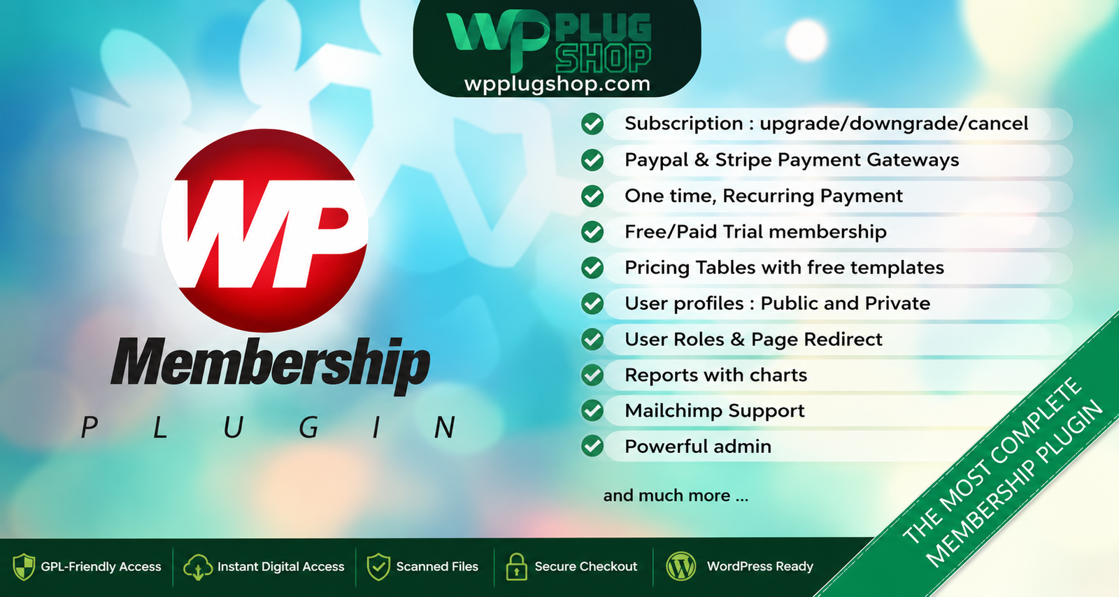 WP Membership – Advanced WordPress Membership & Subscription Plugin