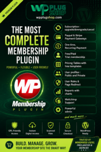 WP Membership – Advanced WordPress Membership & Subscription Plugin