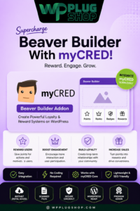 myCred Beaver Builder Add-on – Points & Gamification Integration