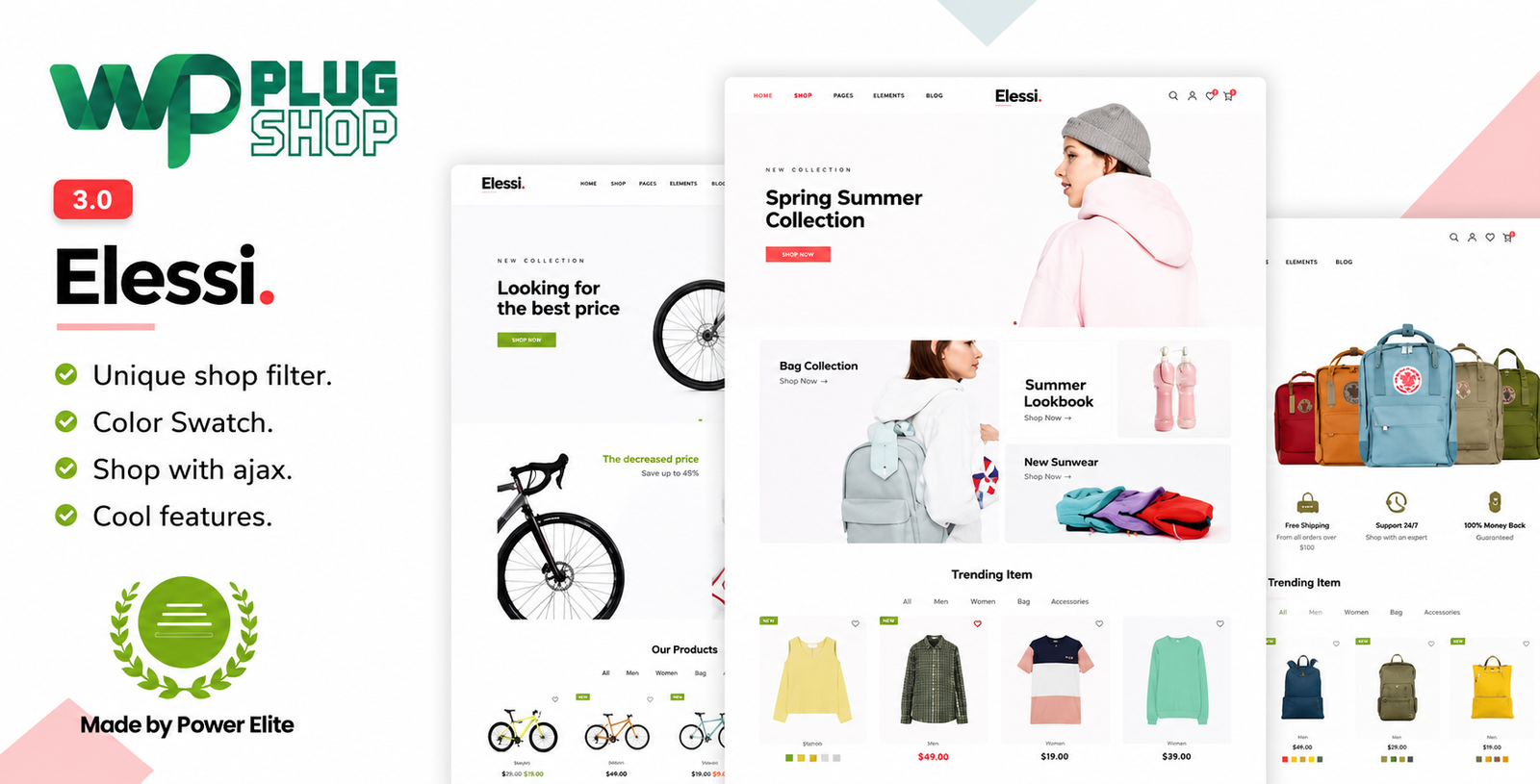 Elessi WooCommerce WordPress Theme – AJAX & RTL Support