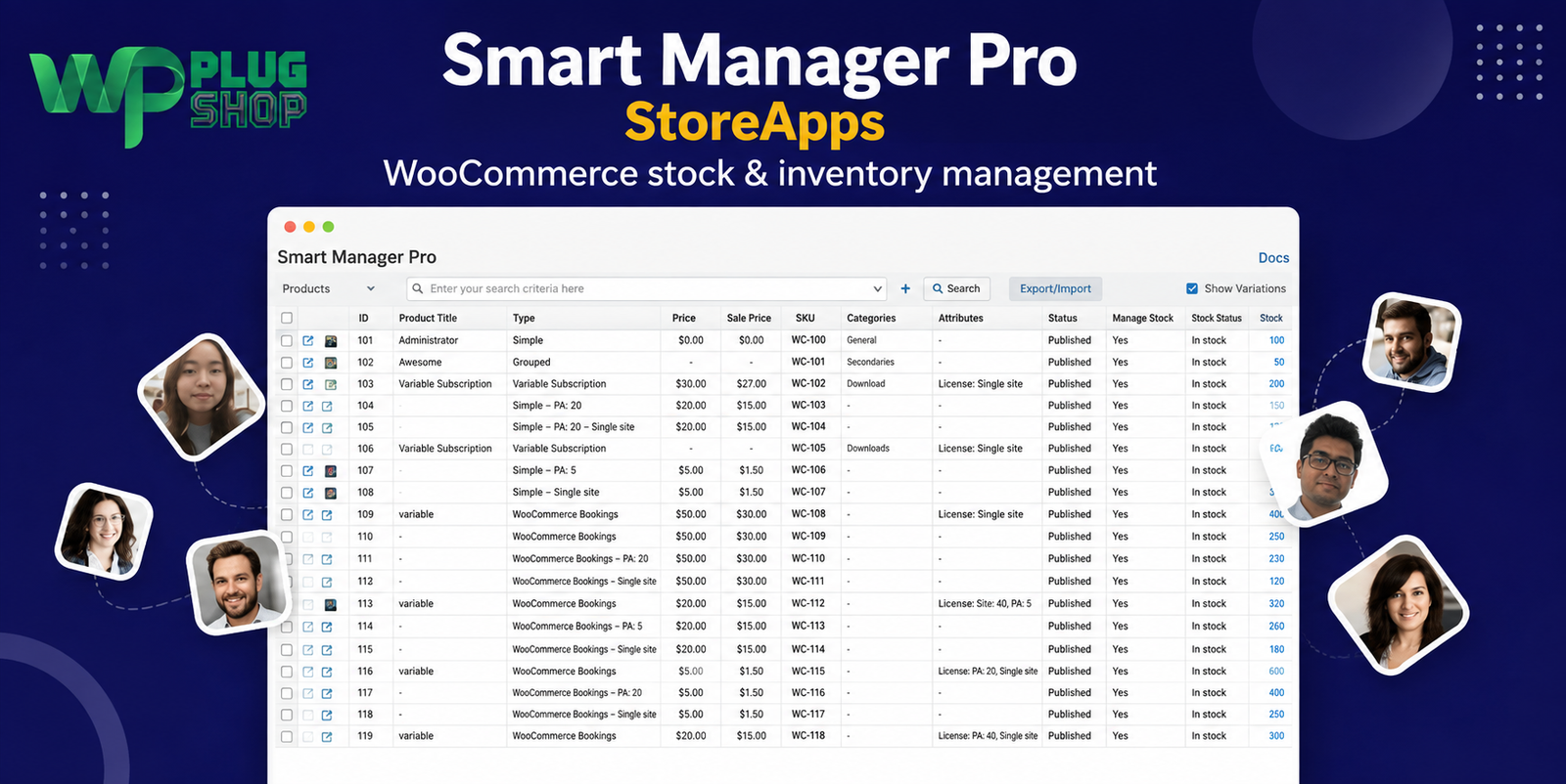 Smart Manager Pro – WooCommerce Bulk Edit & Inventory Management
