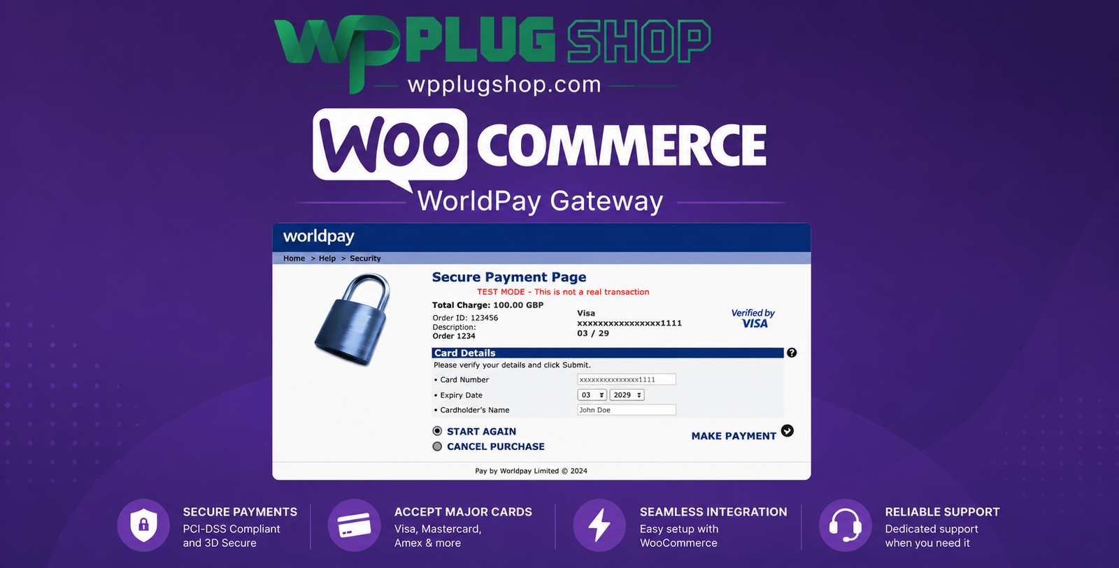 WooCommerce WorldPay Gateway – Secure WorldPay Payment Gateway Plugin