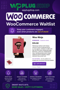 WooCommerce Waitlist – Back in Stock Notification Plugin