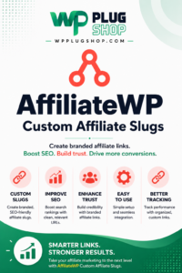AffiliateWP Custom Affiliate Slugs Addon – Create Branded Affiliate Referral URLs