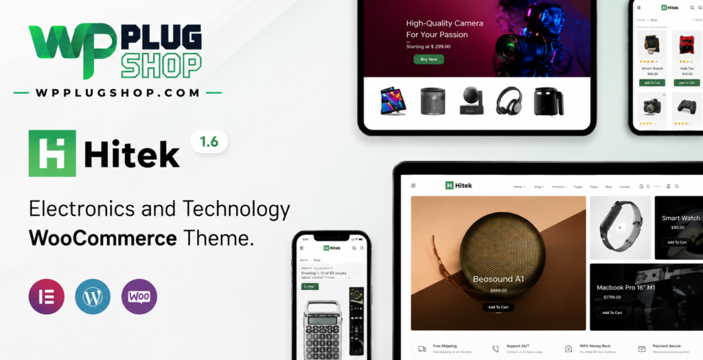 Hitek Electronics WooCommerce Theme – Premium Technology Store WordPress Theme
