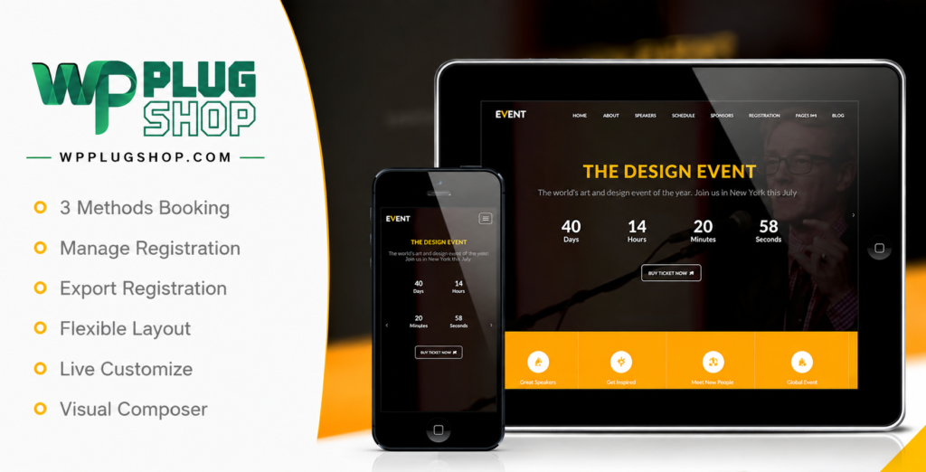 MitUp Event Conference WordPress Theme – Premium Theme for Professional Event Websites