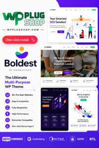 Boldest Consulting & Marketing Agency WordPress Theme – Professional Business Website Solution