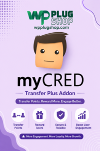 myCred Transfer Plus Addon – Advanced WordPress Points Transfer Plugin