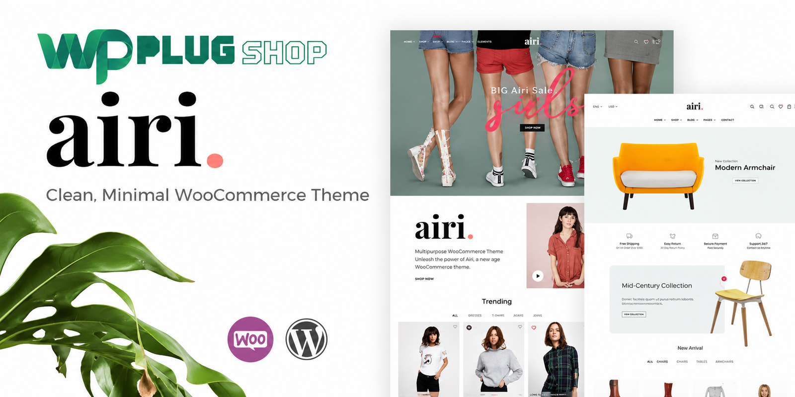 Airi WooCommerce Theme – Clean & Minimal WordPress Theme