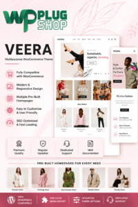 Veera Multipurpose WooCommerce Theme – Responsive eCommerce WordPress Theme