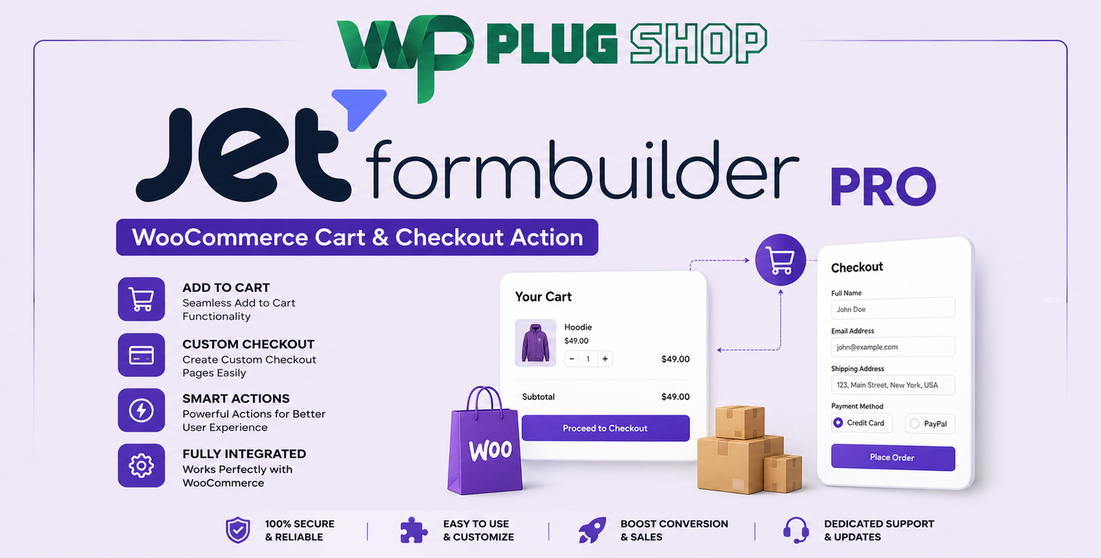 JetFormBuilder WooCommerce Cart Checkout Action – Custom Checkout Addon for WordPress