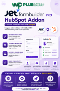 JetFormBuilder HubSpot Addon – WordPress CRM Integration & Lead Automation