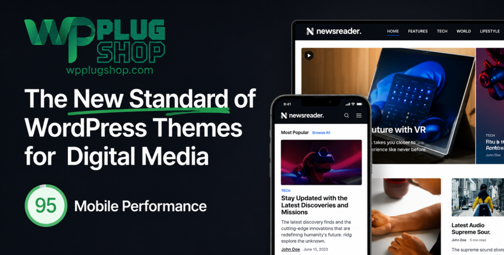 Newsreader Theme – Revolutionary WordPress Theme for Digital Media