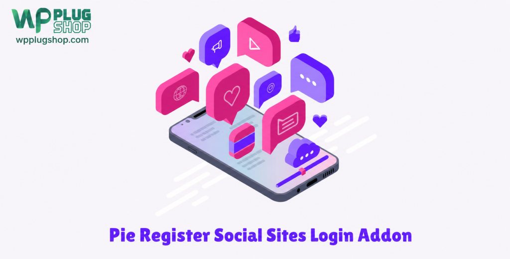 Pie Register Social Sites Login Addon for WordPress – One-Click Social Media Registration & Login