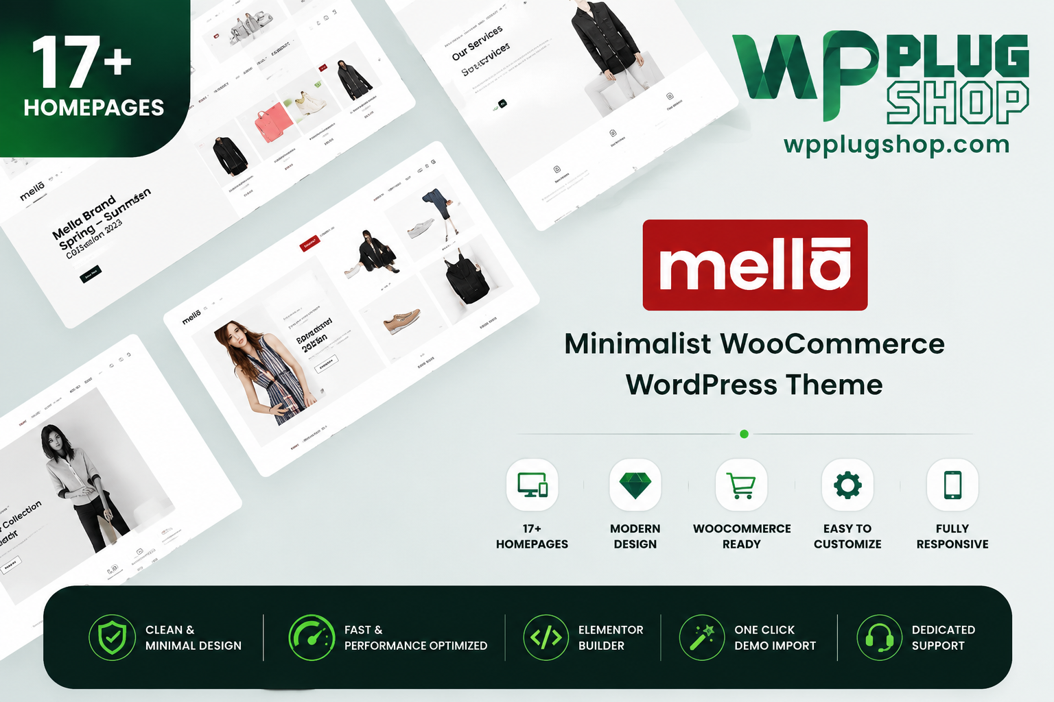 Mella Minimalist AJAX WooCommerce WordPress Theme – Modern Responsive eCommerce Store