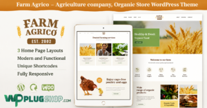 Farm Agrico - Agriculture & Organic Food WooCommerce WordPress Theme