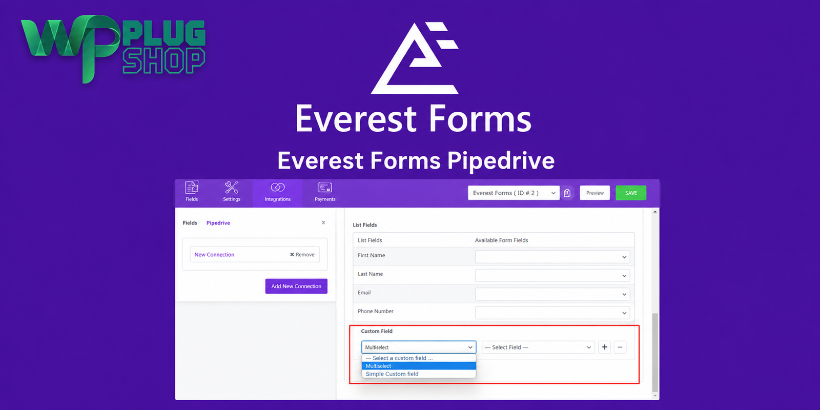 Everest Forms Pipedrive