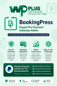 BookingPress PayPal Pro Payment Gateway Addon – WordPress Booking Payment Plugin
