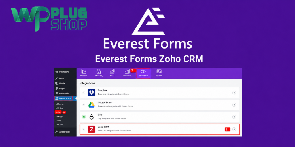 Everest Forms Zoho CRM