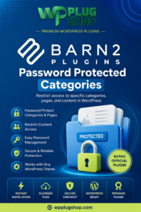 Password Protected Categories by Barn2 Media – WordPress Category Protection Plugin