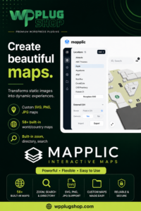 Mapplic – Custom Interactive Map WordPress Plugin