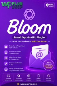 Bloom – Email Opt-In Plugin for WordPress
