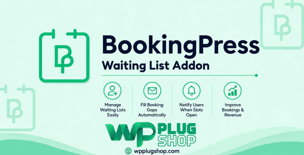 BookingPress Waiting List Addon – Appointment Waitlist for WordPress