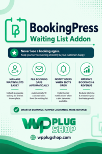 BookingPress Waiting List Addon – Appointment Waitlist for WordPress