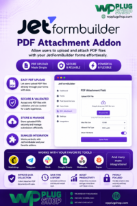 JetFormBuilder PDF Attachment – WordPress Form to PDF Generator