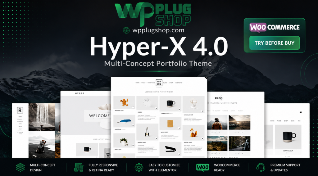 HyperX Theme – Responsive WordPress Portfolio Theme