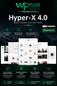 HyperX Theme – Responsive WordPress Portfolio Theme