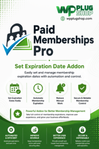 Paid Memberships Pro Set Expiration Date Addon