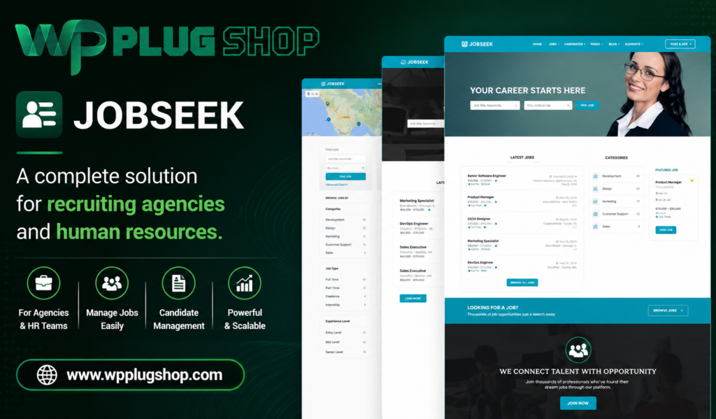 Jobseek – Job Board WordPress Theme