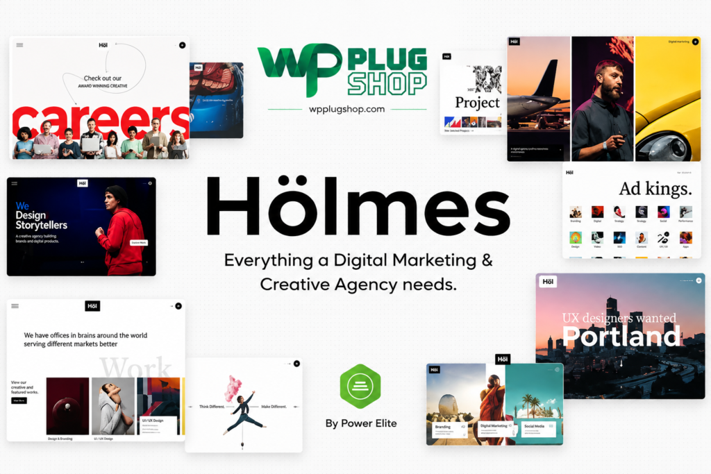 Holmes – Digital Agency WordPress Theme