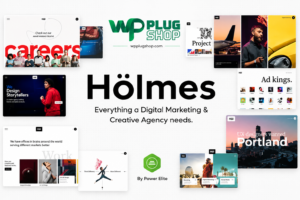 Holmes – Digital Agency WordPress Theme