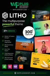 Litho Theme Multipurpose Elementor WordPress Theme