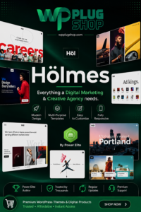 Holmes – Digital Agency WordPress Theme