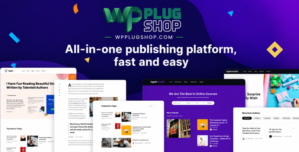 Typer Theme Amazing Blog and Multi-Author Publishing Theme