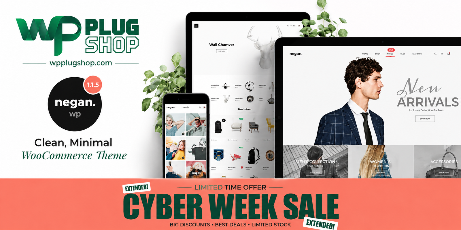 Negan – Clean Minimal WooCommerce Theme